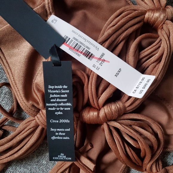 Victoria's Secret Swim VS Archives Swim Macrame Fringe Monokini One-Piece XS - Picture 7 of 8